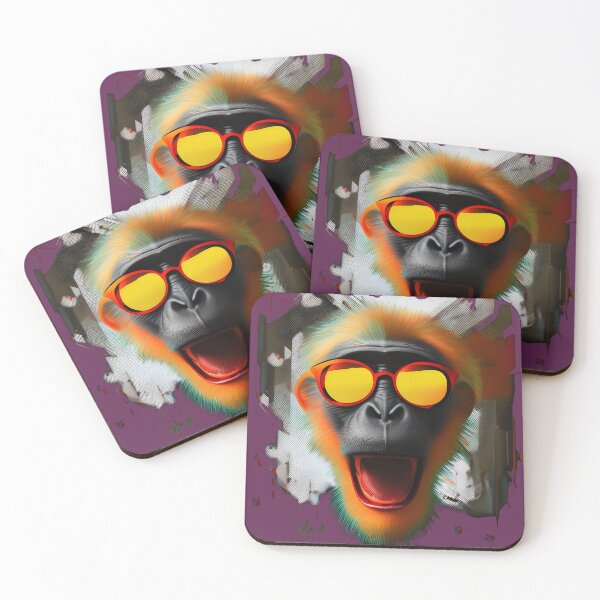 Item preview, Monkey in colours designed and sold by portokalis.