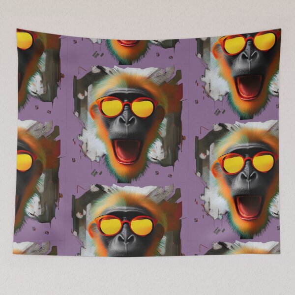 Item preview, Monkey in colours designed and sold by portokalis.
