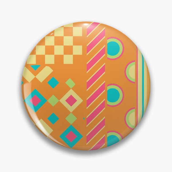 Item preview, Tangerine, Aqua, lemon, pink, pattern by Maxine Gadd designed and sold by Maxine Gadd.