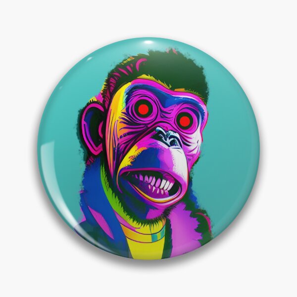 Item preview, Monkey in colours designed and sold by portokalis.