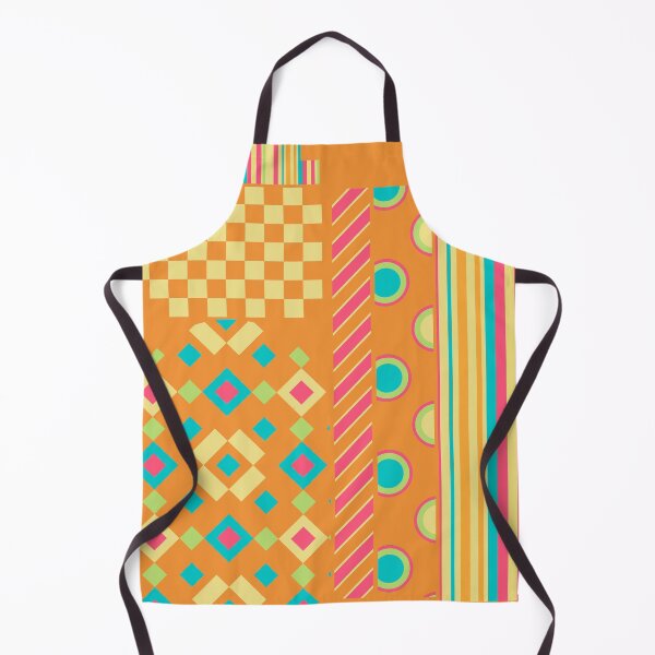 Item preview, Tangerine, Aqua, lemon, pink, pattern by Maxine Gadd designed and sold by Maxine Gadd.