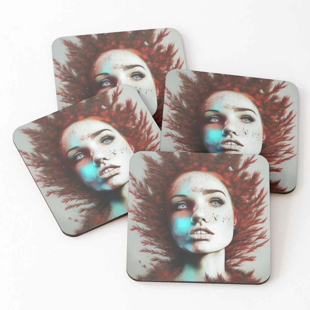 Item preview, Coasters (Set of 4) designed and sold by CyberNightCode.