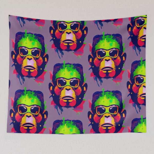 Item preview, Monkey in colours designed and sold by portokalis.