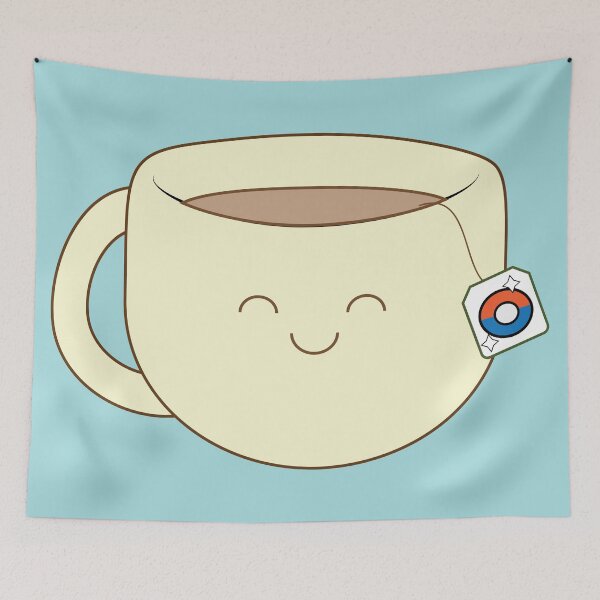 Item preview, Tea time happy tea cup designed and sold by fluffyfamcraft.