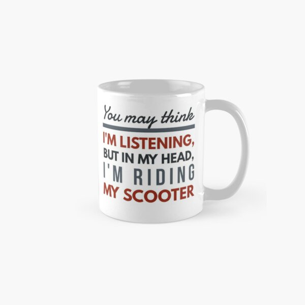 In my head; scooter  Classic Mug