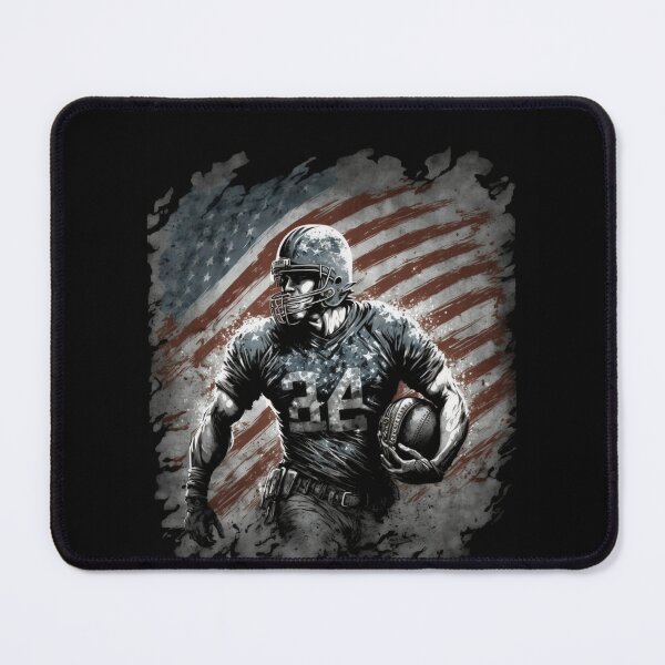 Item preview, American Football Player Usa Flag designed and sold by druckfun.