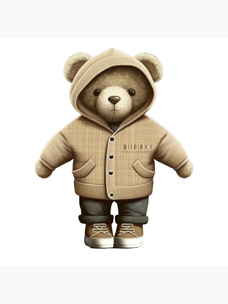 Cool Teddy Bear Plush Hoodie