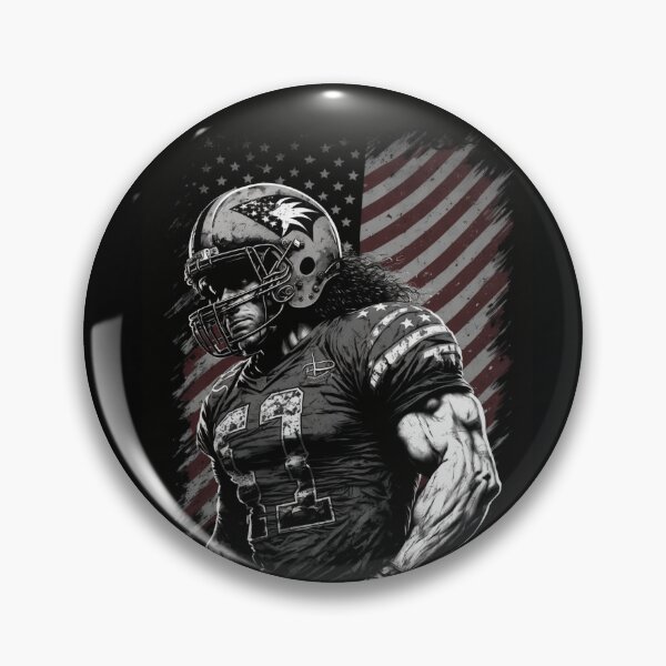 Item preview, American Football Player Usa Flag designed and sold by druckfun.