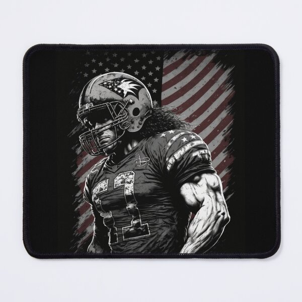 Item preview, American Football Player Usa Flag designed and sold by druckfun.