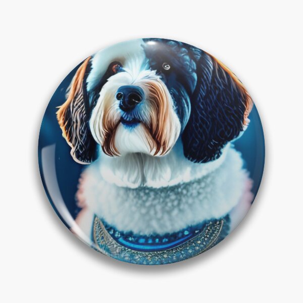 Item preview, Aussiedoodle In Winter Scene designed and sold by Nocturne  Paws.
