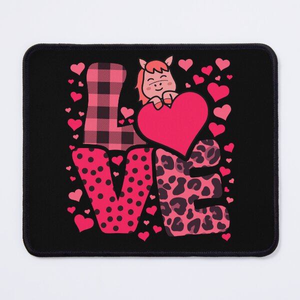 Item preview, Cute Kawaii Valentine Horse Love Hearts Valentines Day designed and sold by JokeGysen.