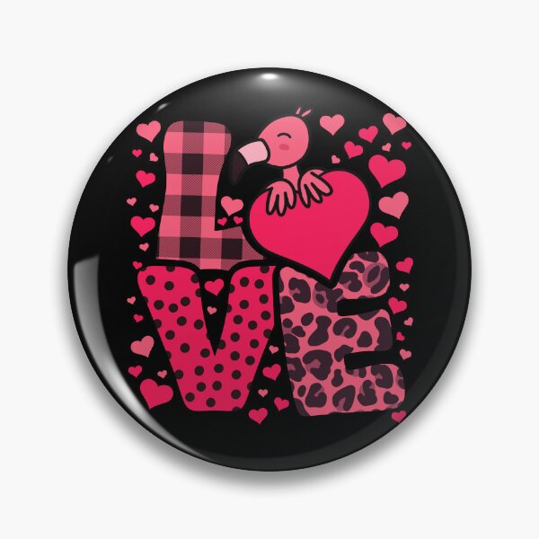 Item preview, Cute Kawaii Valentine Flamingo Love Hearts Valentines Day designed and sold by JokeGysen.