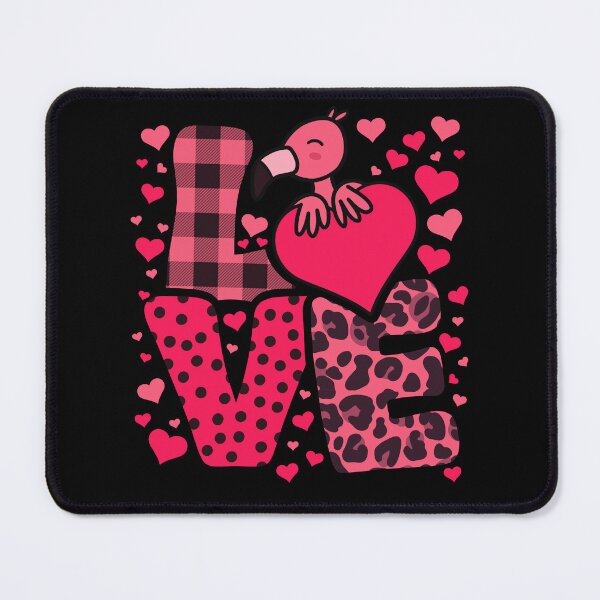 Item preview, Cute Kawaii Valentine Flamingo Love Hearts Valentines Day designed and sold by JokeGysen.
