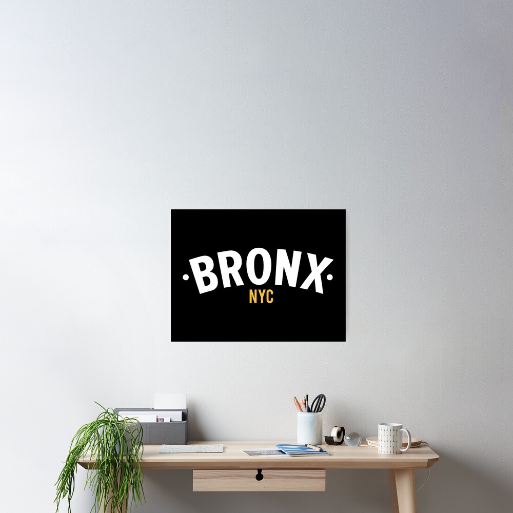 New York Bronx, New York Bronx lettering, Bronx logo | Poster