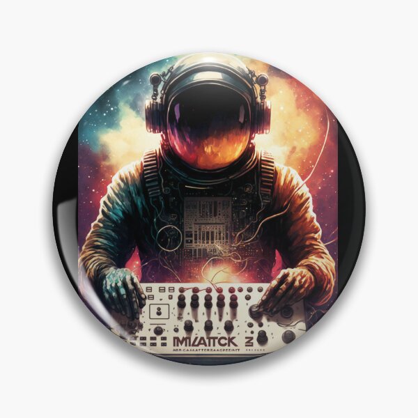 Item preview, Cosmonaut beatmaker composes music in space designed and sold by popurbanart.