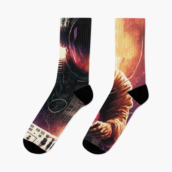 Item preview, Cosmonaut beatmaker composes music in space designed and sold by popurbanart.