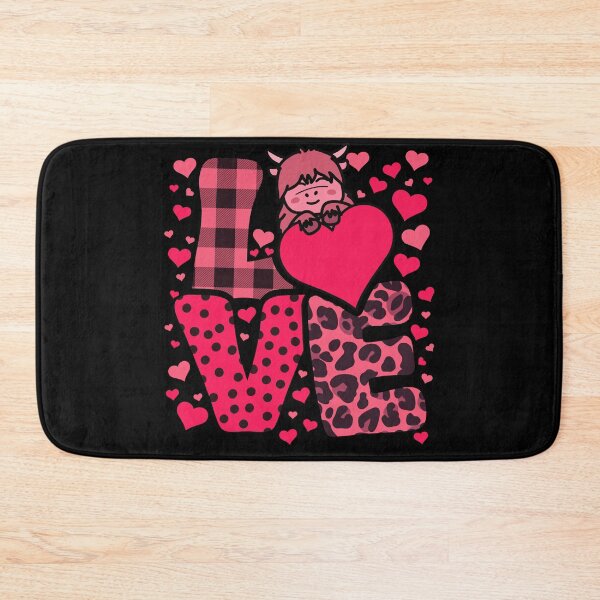 Item preview, Cute Kawaii Valentine Highland Cow Love Hearts Valentines Day designed and sold by JokeGysen.