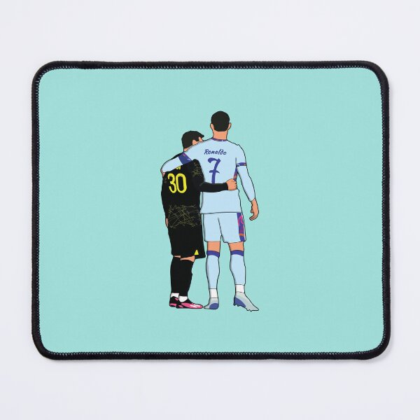 Item preview, Ilustración del reencuentro de Messi y Ronaldo designed and sold by Lara Samuel.