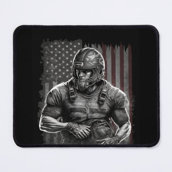 Item preview, American Football Player Usa Flag designed and sold by druckfun.