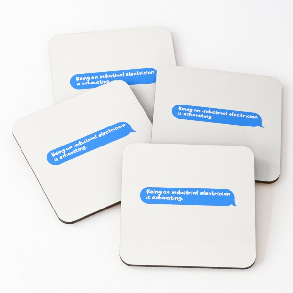 Item preview, Being An Adult Is Exhausting Funny Text Message Industrial Electrician designed and sold by CandyDroidMerch.