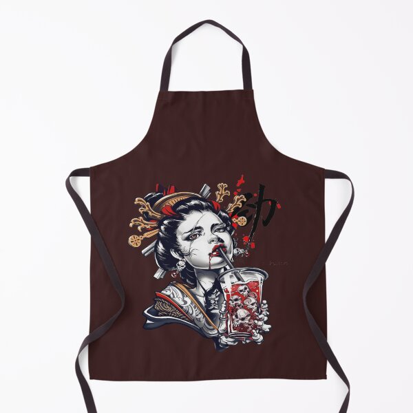 Item preview, japanese geisha girl vaporwave cyberpunk popart urban style designed and sold by LexieMoreno.