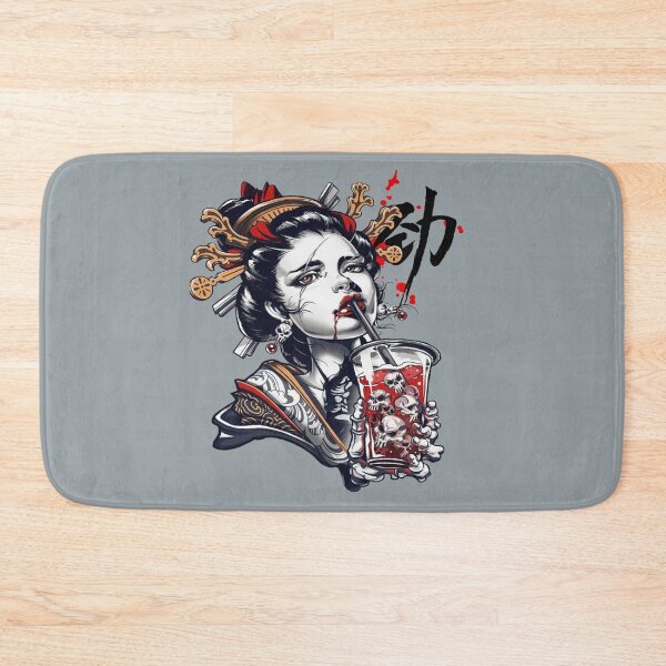 Item preview, japanese geisha girl vaporwave cyberpunk popart urban style designed and sold by LexieMoreno.