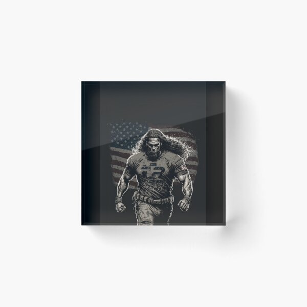 Item preview, American Football Player Usa Flag designed and sold by druckfun.