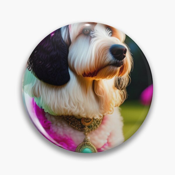 Item preview, Aussiedoodle Glowing In The Backyard designed and sold by Nocturne  Paws.