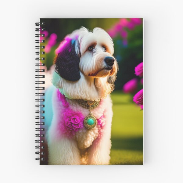 Item preview, Aussiedoodle Glowing In The Backyard designed and sold by Nocturne  Paws.