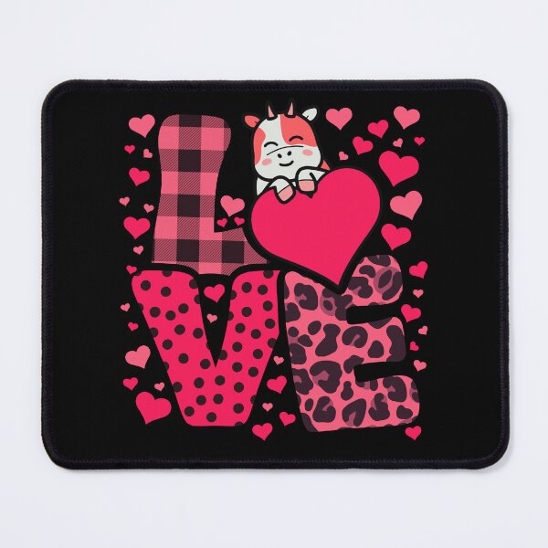 Item preview, Cute Kawaii Valentine Strawberry Cow Love Hearts Valentines Day designed and sold by JokeGysen.
