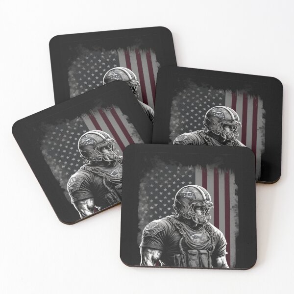 Item preview, American Football Player Usa Flag designed and sold by druckfun.