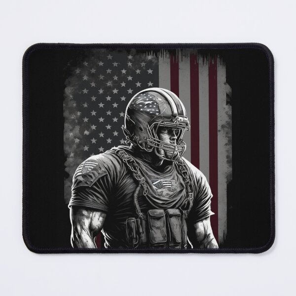 Item preview, American Football Player Usa Flag designed and sold by druckfun.