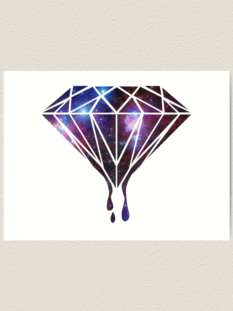 Galaxy Diamond Art Board Print for Sale by effydev