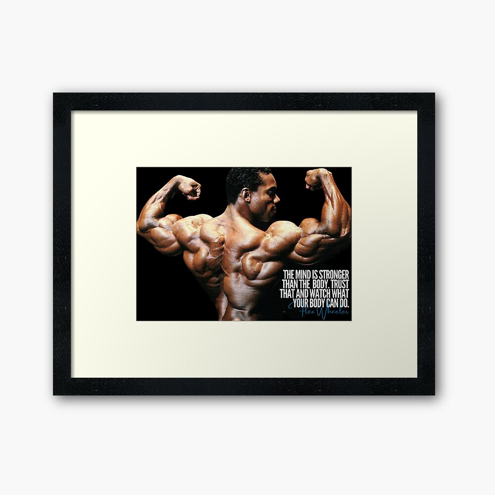 FLEX WHEELER - WATCH WHAT YOUR BODY CAN DO QUOTE Poster for Sale by  HeavyLiftGift
