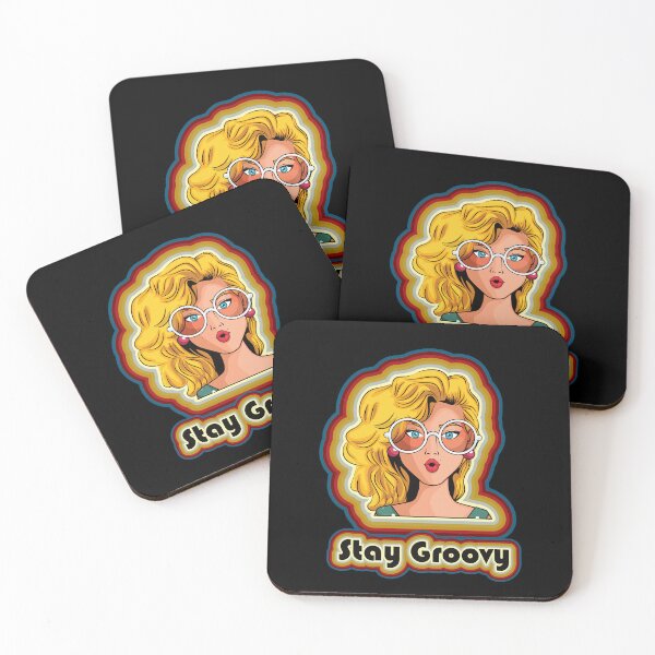 Item preview, Groovy Female Retro Sticker designed and sold by GaryDobson.