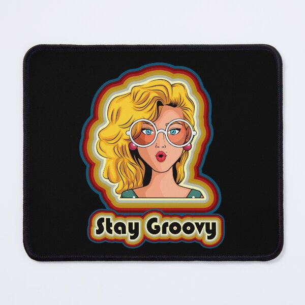 Item preview, Groovy Female Retro Sticker designed and sold by GaryDobson.