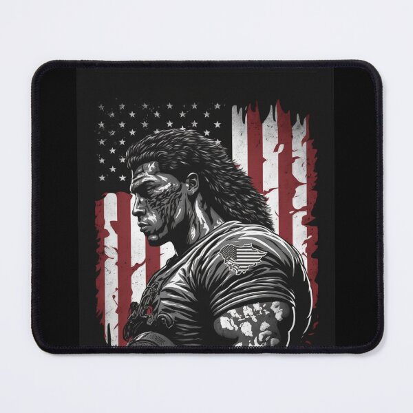 Item preview, American Football Player Usa Flag designed and sold by druckfun.