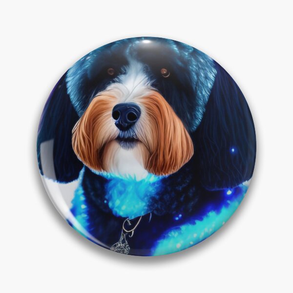 Item preview, Aussiedoodle Glowing In The Snow designed and sold by Nocturne  Paws.