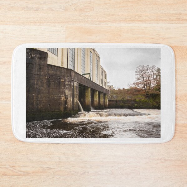 Item preview, Water being released from the turbines at Kendoon Power Station on the Water of Ken, Galloway Hydro Electric Scheme, Scotland designed and sold by SnapTPhotograph.