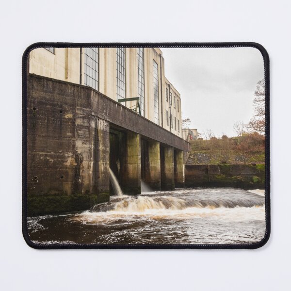 Item preview, Water being released from the turbines at Kendoon Power Station on the Water of Ken, Galloway Hydro Electric Scheme, Scotland designed and sold by SnapTPhotograph.