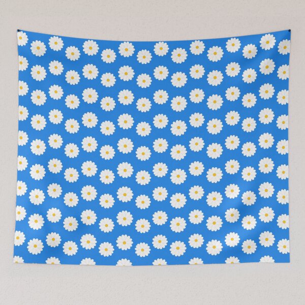 Item preview, Summer Daisies - Blue designed and sold by AlaskaGirl.