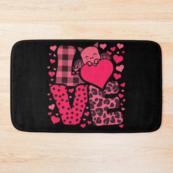 Item preview, Cute Kawaii Valentine Bat Love Hearts Valentines Day designed and sold by JokeGysen.