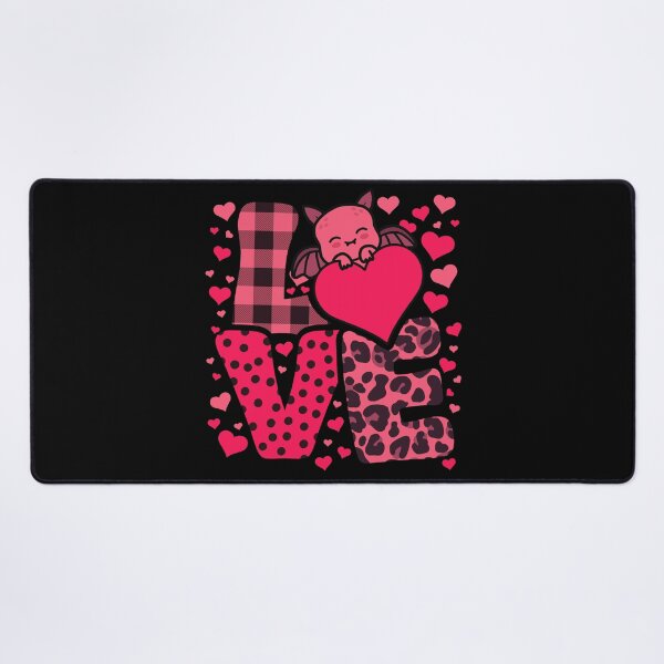 Item preview, Cute Kawaii Valentine Bat Love Hearts Valentines Day designed and sold by JokeGysen.