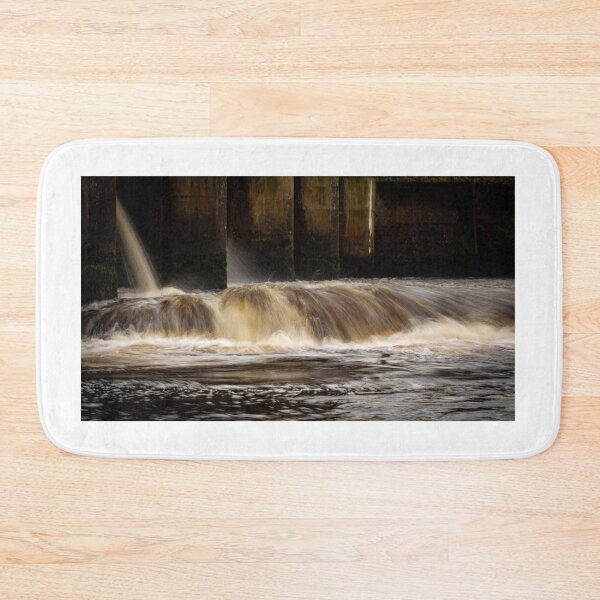 Item preview, Water being released from the turbines at Kendoon Power Station on the Water of Ken, Galloway Hydro Electric Scheme, Scotland designed and sold by SnapTPhotograph.