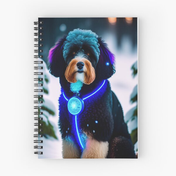 Item preview, Futuristic Aussiedoodle designed and sold by Nocturne  Paws.