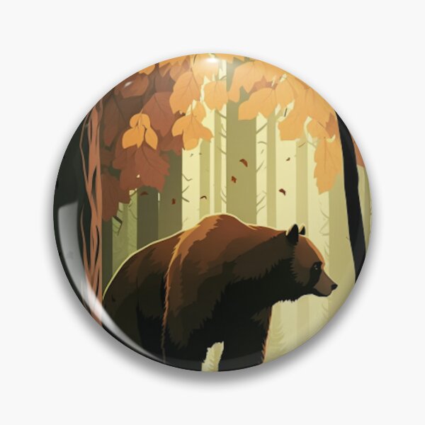 Item preview, Bear in the forest art work designed and sold by Maryberry96.