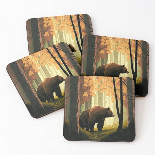 Item preview, Bear in the forest art work designed and sold by Maryberry96.