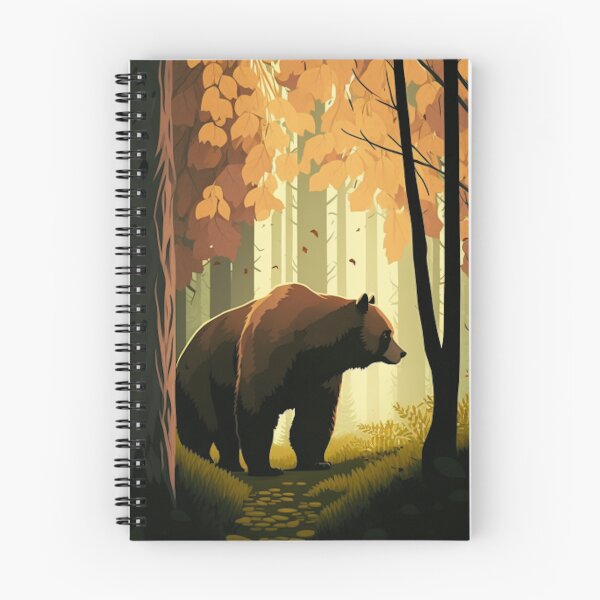 Item preview, Bear in the forest art work designed and sold by Maryberry96.