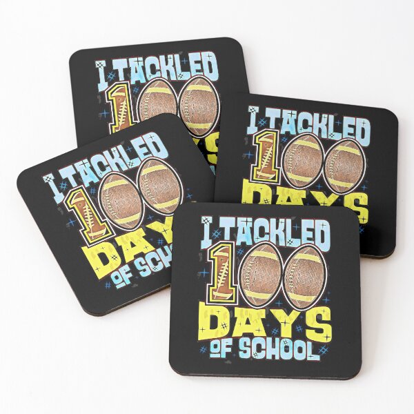Item preview, I Tackled 100 Days of School Football designed and sold by csoDesign.
