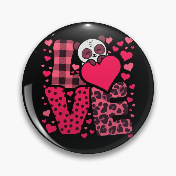 Item preview, Cute Kawaii Valentine Panda Love Hearts Valentines Day designed and sold by JokeGysen.